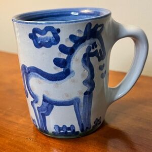 M.A.Hadley pottery vintage horse mug